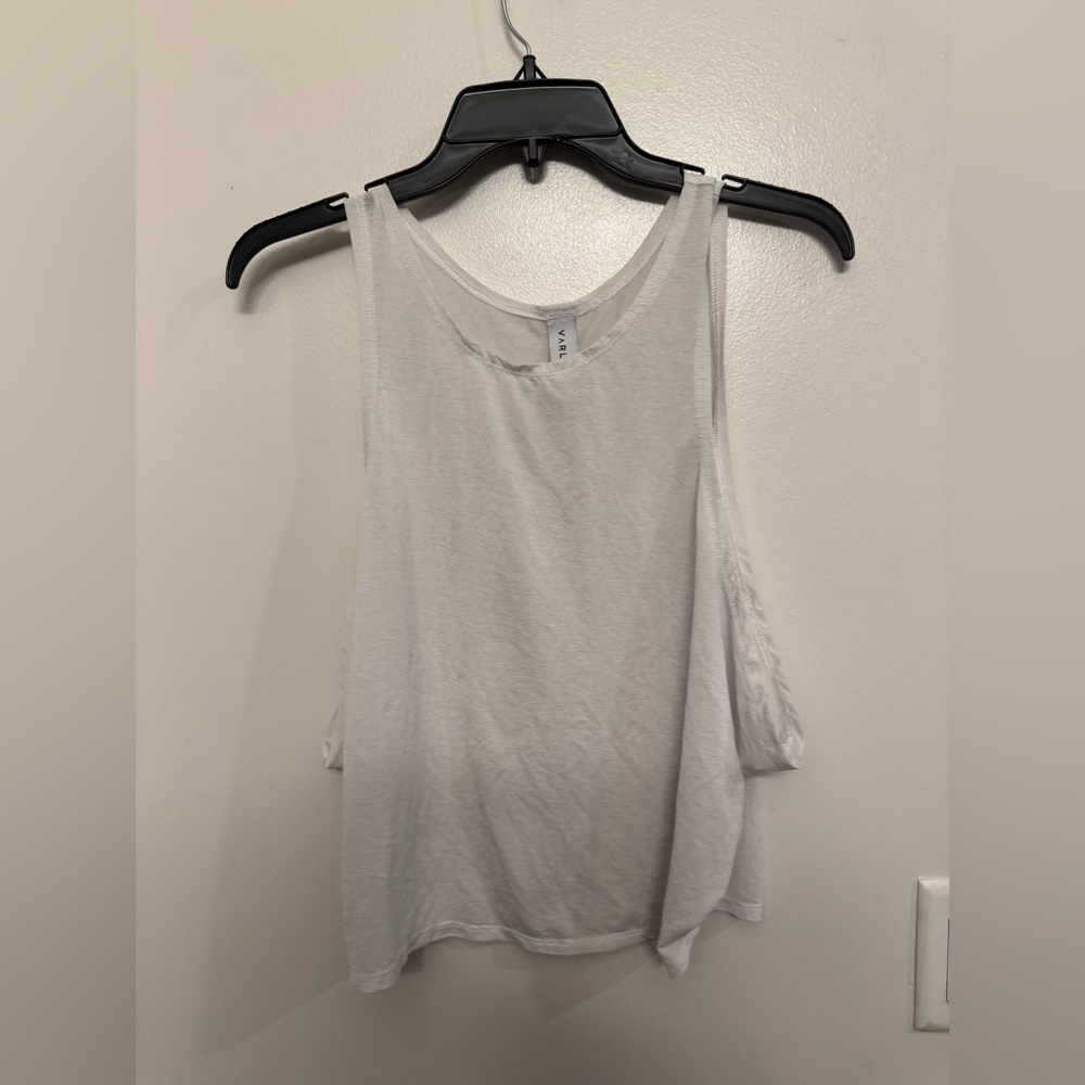 Varley white workout top